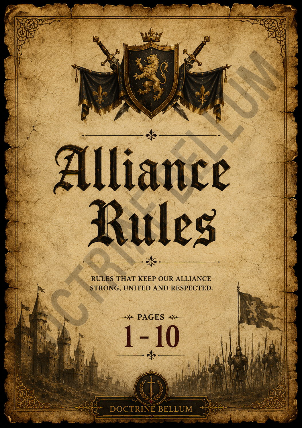 Alliance Rules